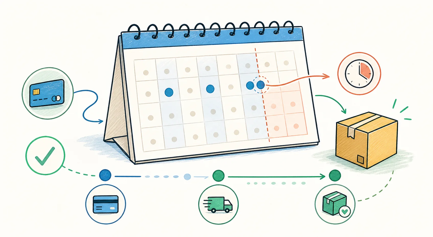 Anchor day timing and cutoff window illustration