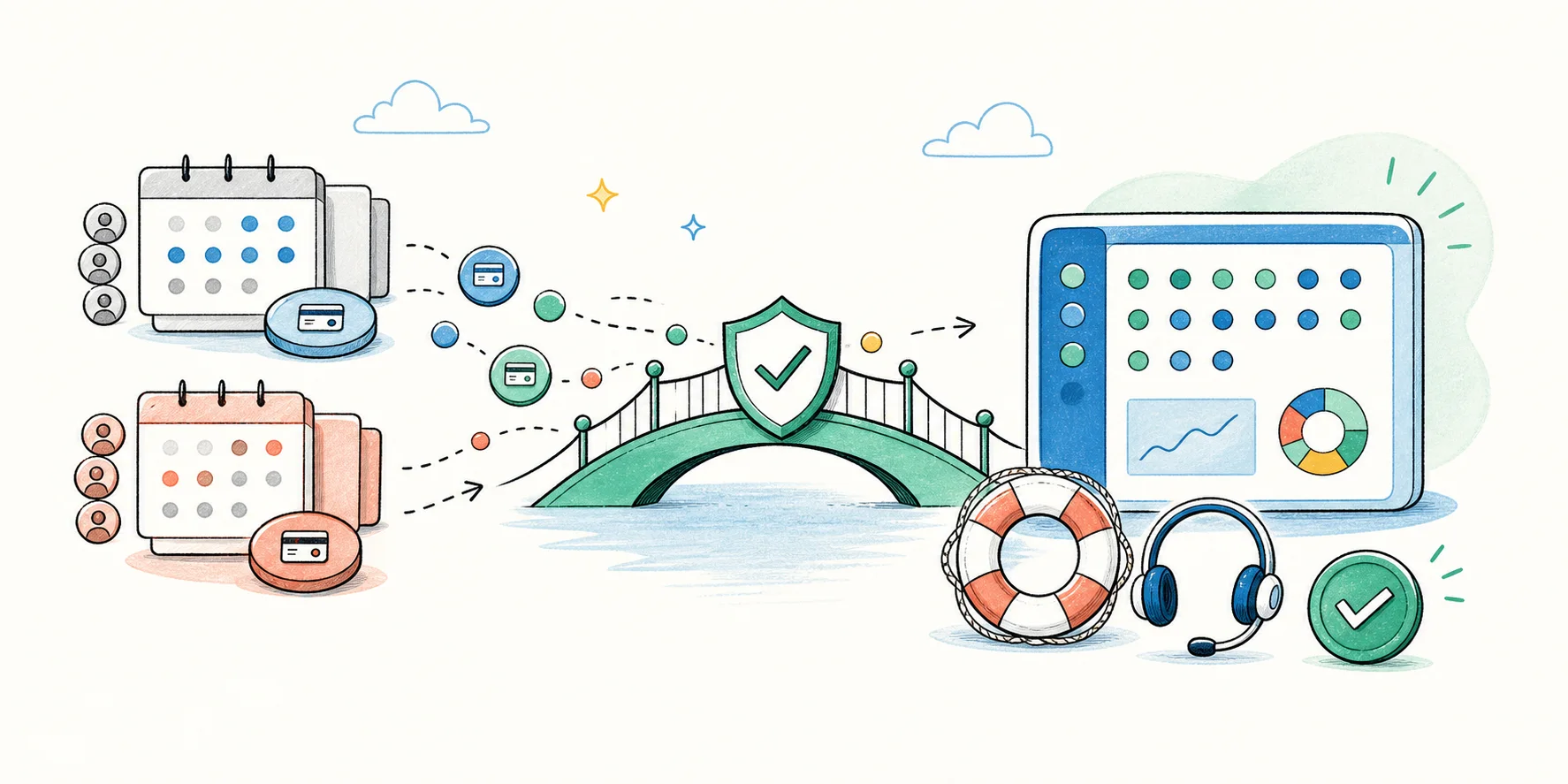 Subscription migration support illustration