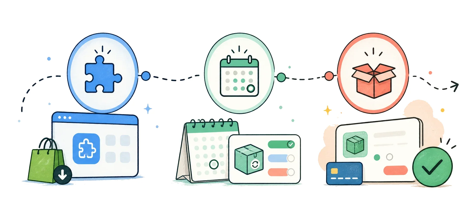 Theme setup migration illustration