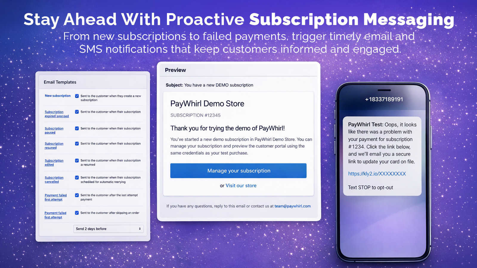 Email templates that look beautiful on any device.